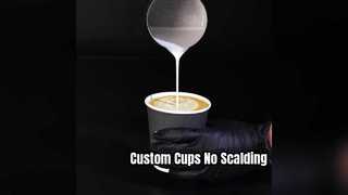 Custom Double Layer Paper Cups for Hot Drinks and Takeaway