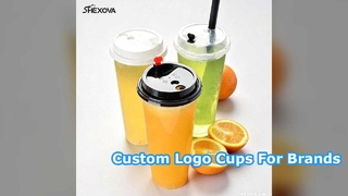 Custom Logo Plastic Cups for Your Beverage Brand